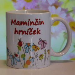 Hrnek keramický s potiskem Maminčin hrníček