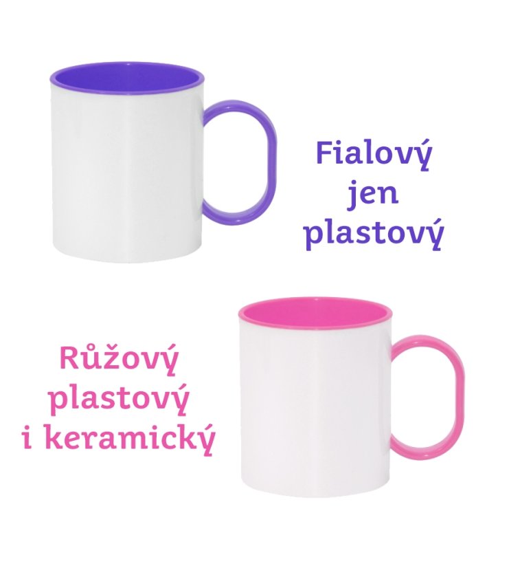 Hrnek se jménem s jednorožci