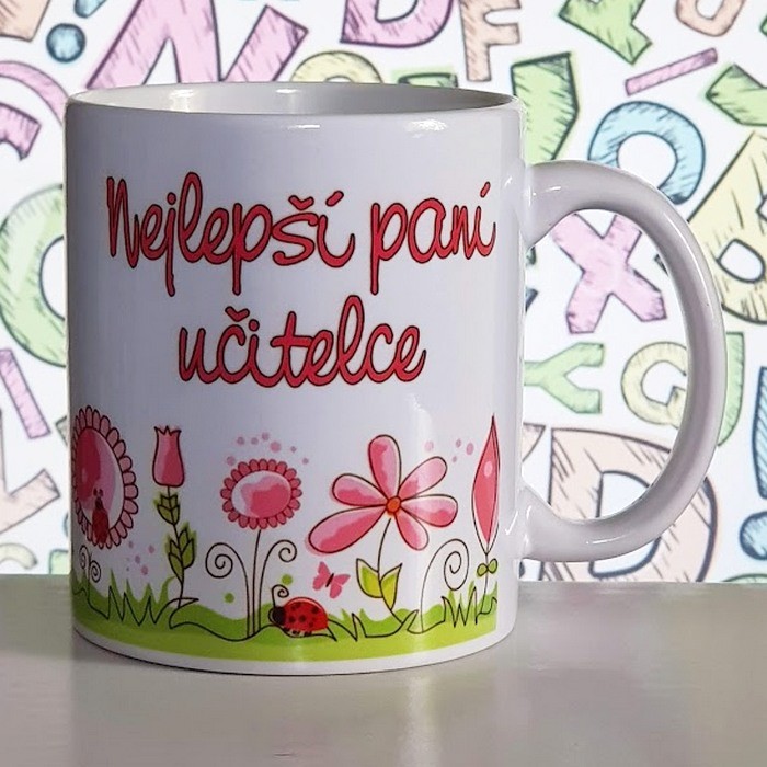 Hrnček darček pre najlepšju učiteľku