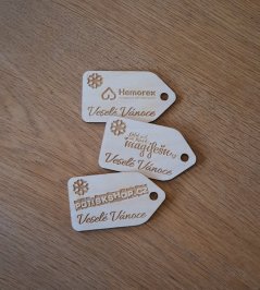 Vianočné menovky nielen na darčeky