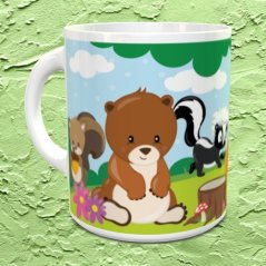 Hrnek se jménem Zvířátka v lese 2