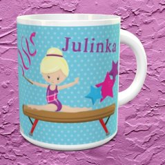 Hrnek se jménem Gymnastka