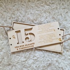 Darčeková krabička k narodeninám (vaše vlastné číslo) 2