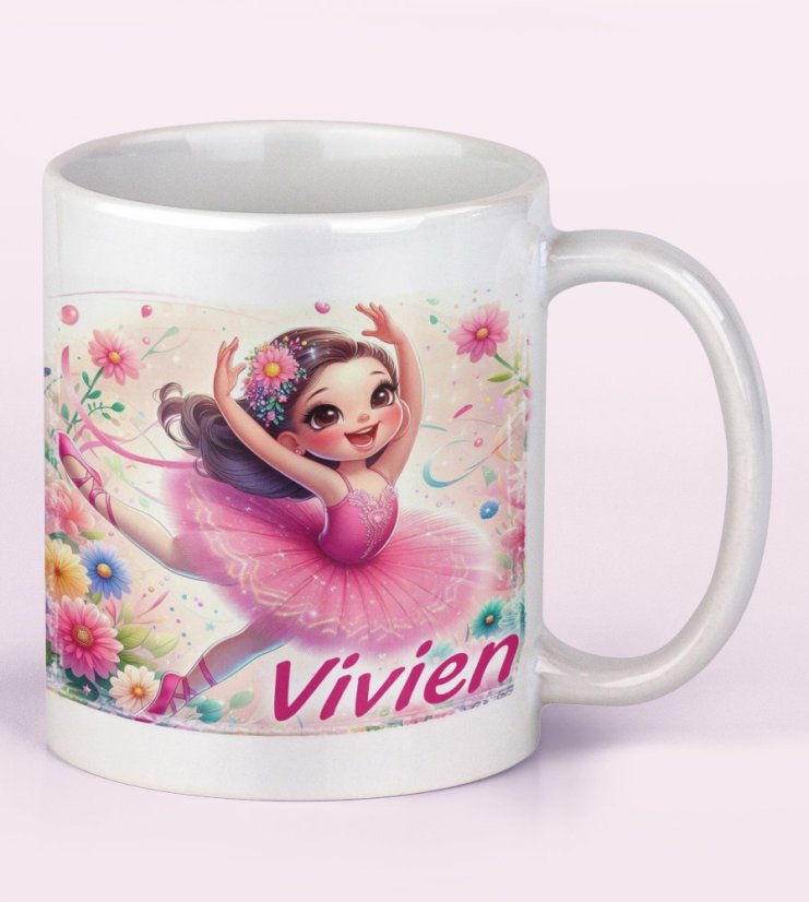 Hrnek se jménem pro děti Baletka