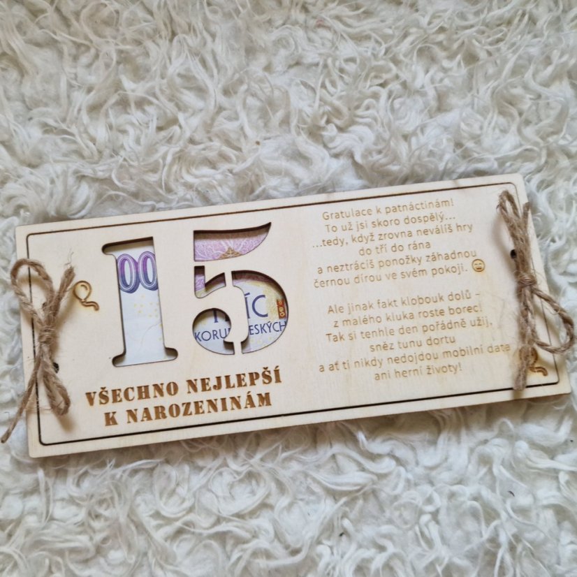 Darčeková krabička k narodeninám (vaše vlastné číslo) 2