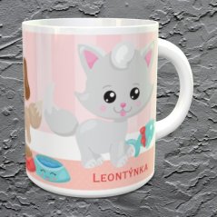 Hrnek se jménem Kočičky a pejsek