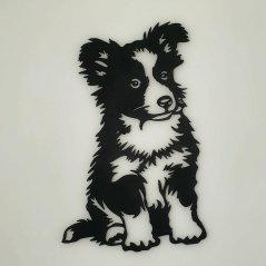 Border kolie štěně obraz