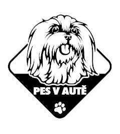 Pes v aute Maltézsky psík 2 nálepka na auto