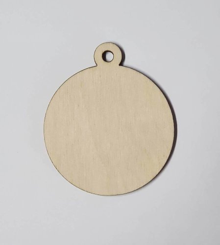 Medaile dřevěná kulatá čistá polotovar , balení 30 ks nebo 50 ks