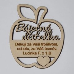 Jablíčko Báječná učitelka