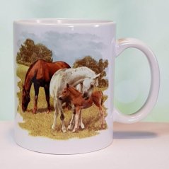 Hrnček Tri kone na pastve 2
