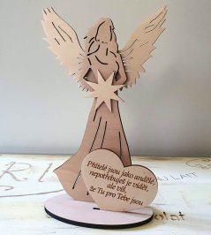 Anděl s citátem Přátelé jsou tady pro tebe