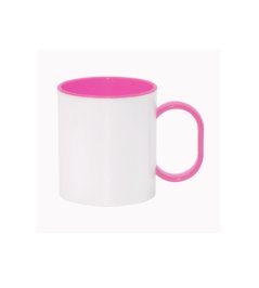 Plastový lehký růžový hrnek s Vaší fotkou 0,3 l