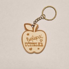 Klíčenka nejen pro učitelku jablíčko