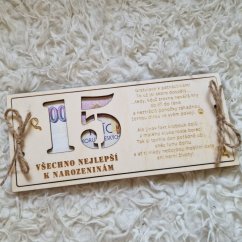 Darčeková krabička k narodeninám (vaše vlastné číslo) 2