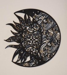 Slunce měsíc ornamenty obraz 2
