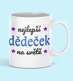 Hrnek keramický s potiskem Nejlepší dědeček na světě