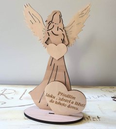 Anděl s citátem Přináším lásku