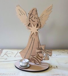 Anjelský svietnik Veselé Vianoce