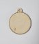 Medaile dřevěná kulatá lem vzor polotovar , balení 30 ks nebo 50 ks