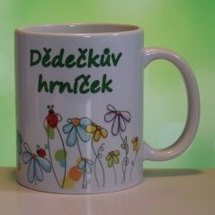 Hrnek keramický s potiskem Dědečkův hrníček