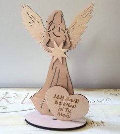 Anděl s citátem Můj anděl jsi Ty mami