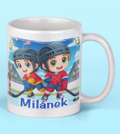 Hrnek se jménem pro děti Hokejisti