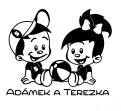 Deti v aute balón nálepka na auto