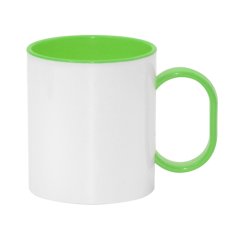 Plastový lehký zelený hrnek s Vaší fotkou 0,3 l