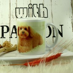 Hrnček Pudel béžový