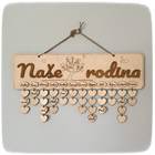 Kalendáře a rodinné kalendáře - Výška srdce - výška 34 cm