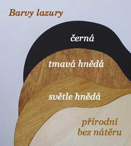 Bernský salašnický obraz - Barevné provedení: Tmavě hnědá lazura