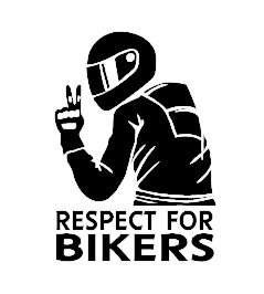Respect for bikers samolepka na auto