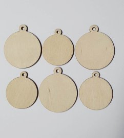 Medaile dřevěná kulatá čistá polotovar , balení 30 ks nebo 50 ks