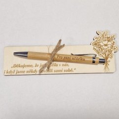 Propiska s věnováním nejen pro učitelku Kytice