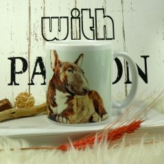 Hrnček s anglickým bulteriérom