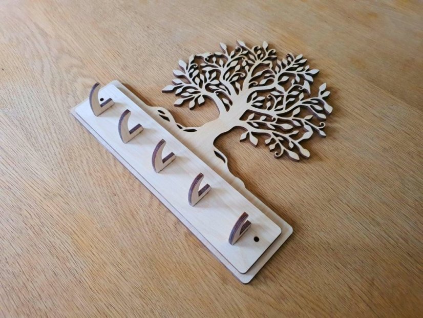 Věšák na klíče, věšák na utěrky Strom