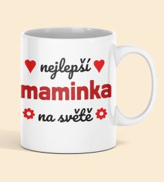 Keramický hrnček s potlačou Najlepšia mama na svete