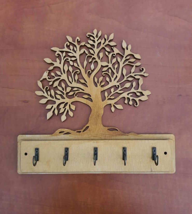 Věšák na klíče, věšák na utěrky Strom