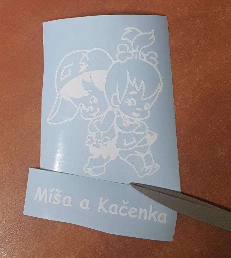 Deti v aute mená 1 nálepka na auto - Barva samolepky VYBERTE SI: Strieborná, Velikosť samolepky: Velikosť D