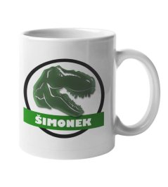 Hrnek se jménem Dino t-rex