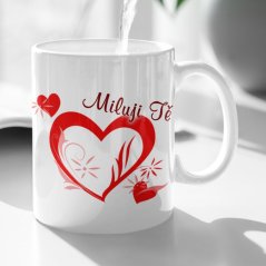 Hrnek Miluji Tě srdce