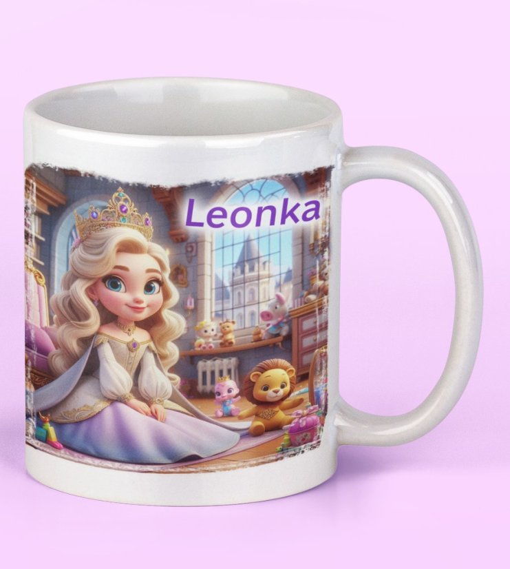 Hrnek se jménem se světlovlasou princeznou