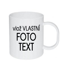 Plastový lehký hrnek s Vaší fotkou 0,3 l