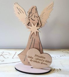 Anděl s citátem Přináším lásku