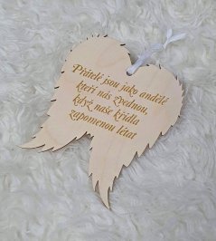 Křídla anděla Přátelé jsou jako andělé