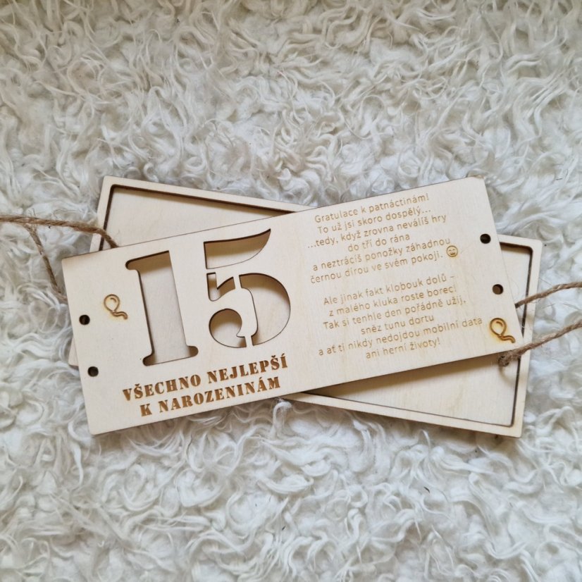 Darčeková krabička k narodeninám (vaše vlastné číslo) 2