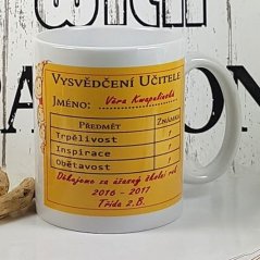 Hrnček Certifikát učiteľa