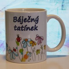 Hrnek keramický s potiskem Báječný tatínek