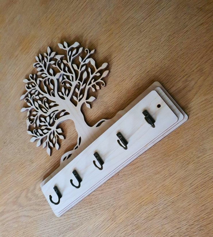Věšák na klíče, věšák na utěrky Strom